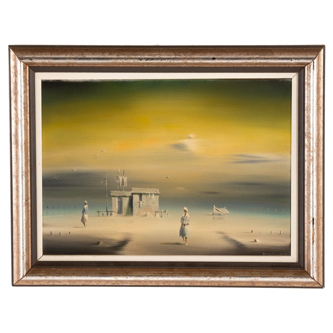 Robert James Watson. "Fisherman's Shack," oil (1 of 4)