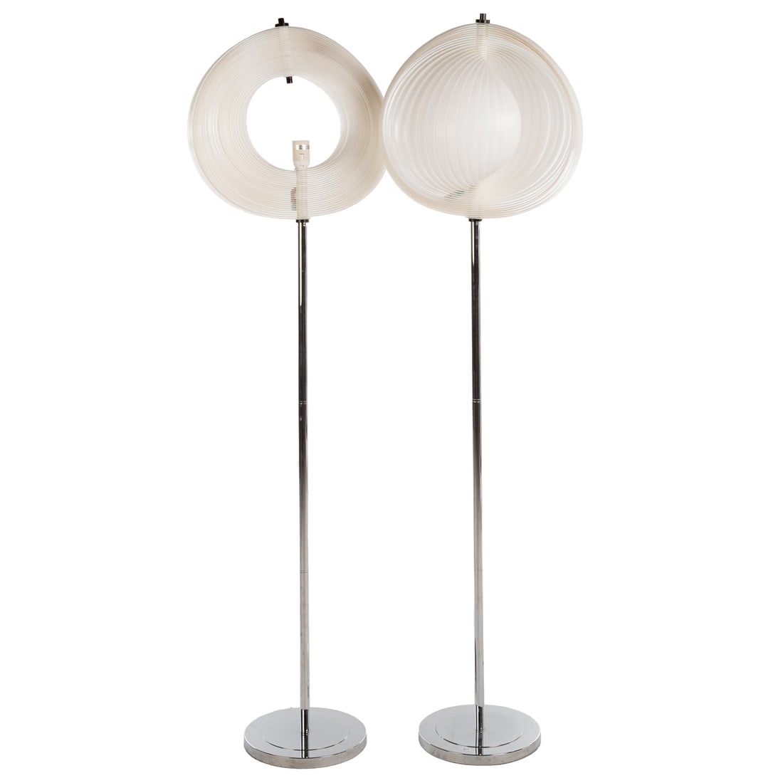 A Pair of Moon Floor Lamps Attributed to Verner Panton (1 of 5)