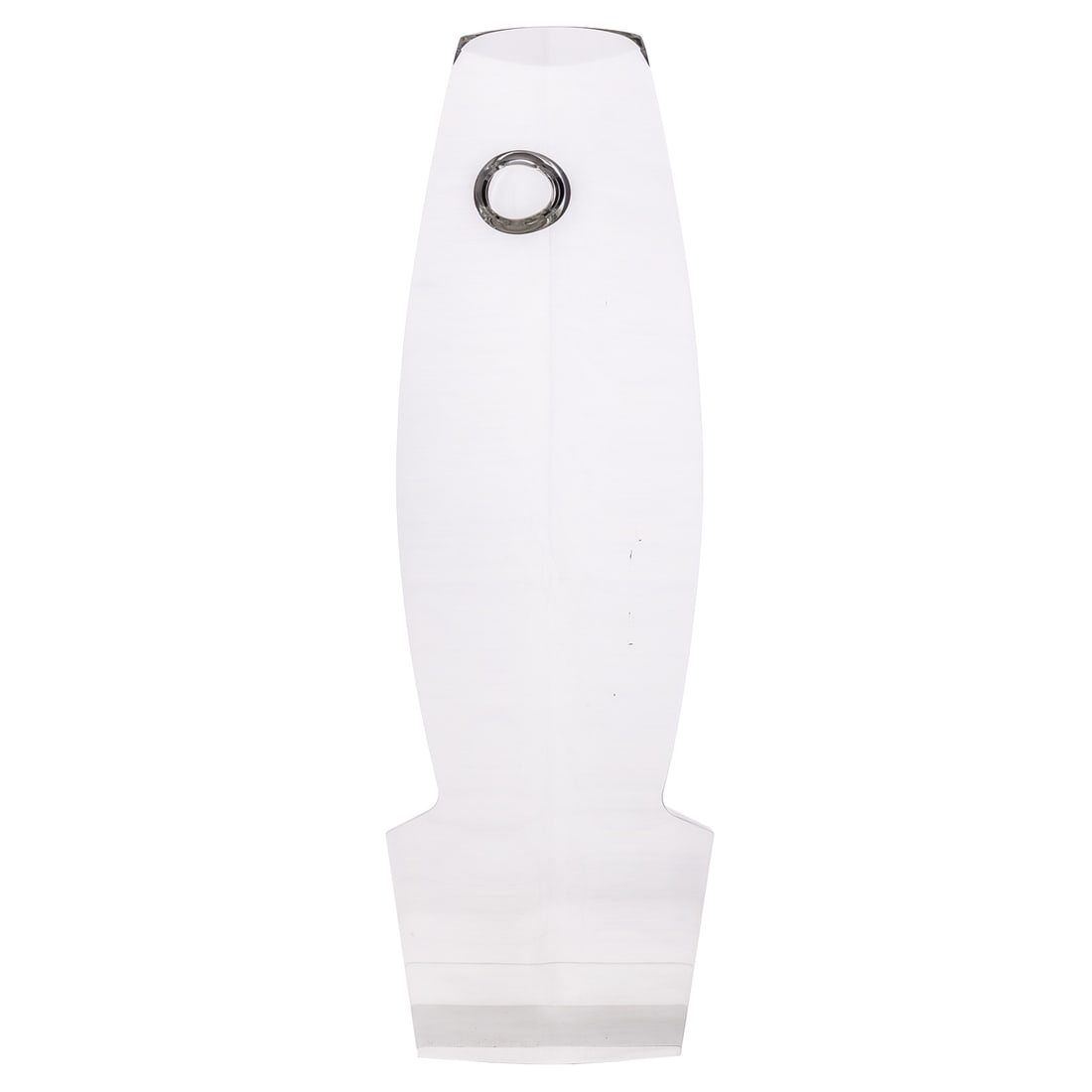 A Steuben Crystal Sculpture: A colorless Steuben crystal sculpture, 17 3/4 in. H, 5 in. L, 3 in. D