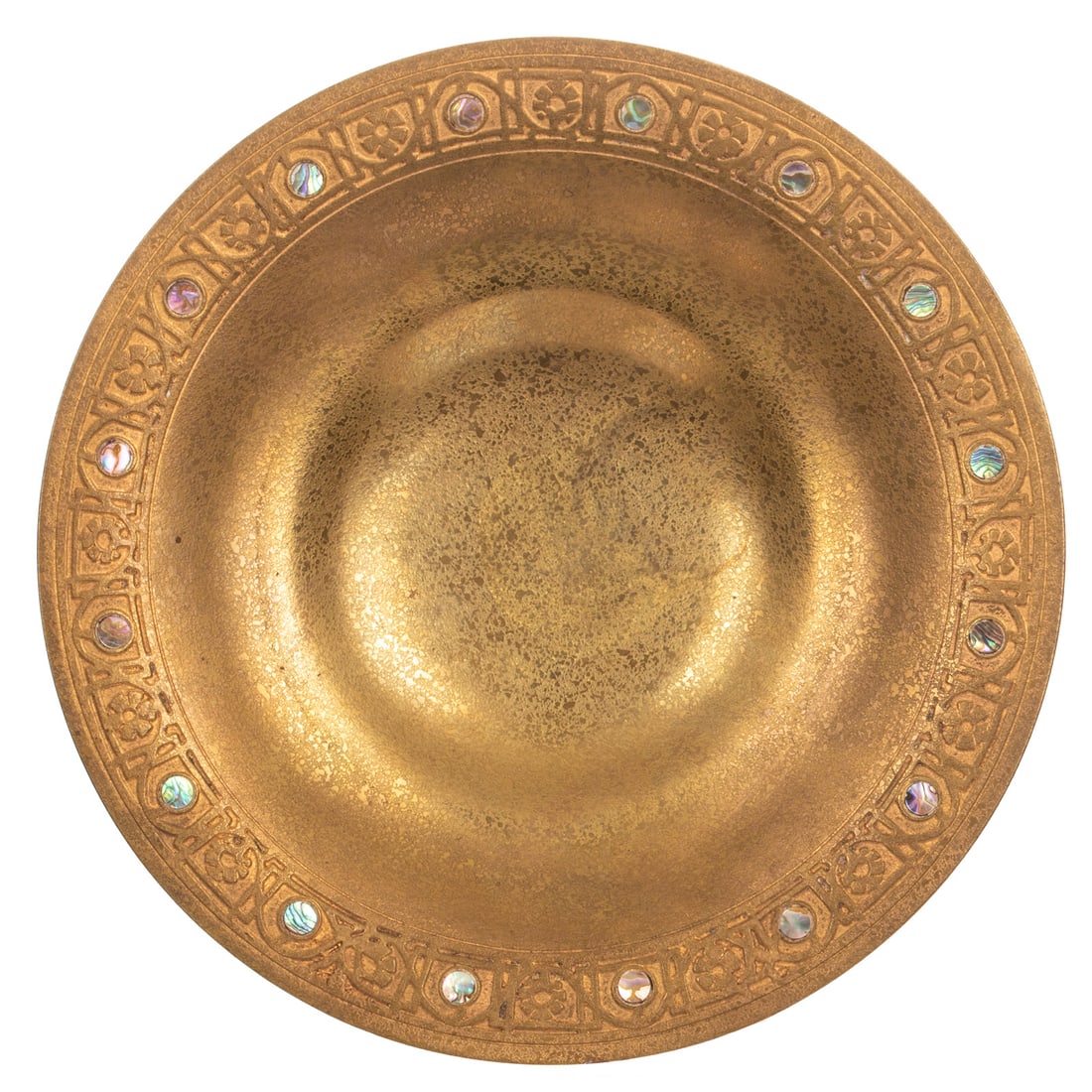 Tiffany Studios Gilt-Bronze "Abalone" Charger (1 of 4)