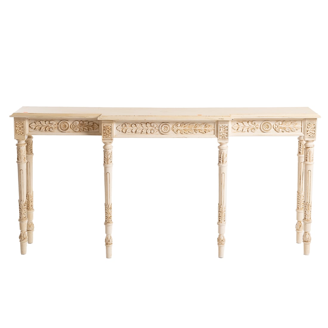 Louis XVI Style Painted Wall Console (1 of 4)