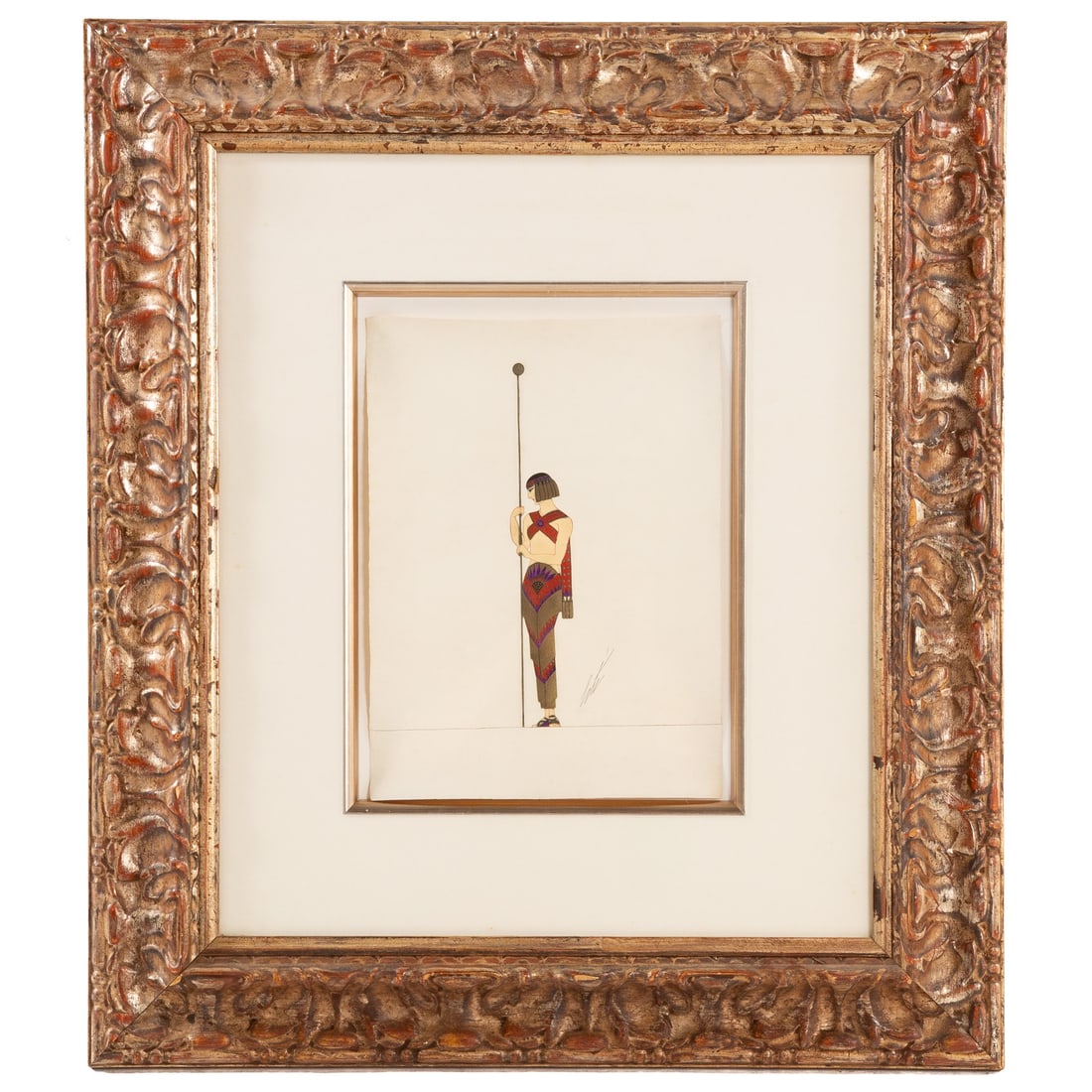 Erte. "La Triomphe de la Femme," gouache (1 of 5)