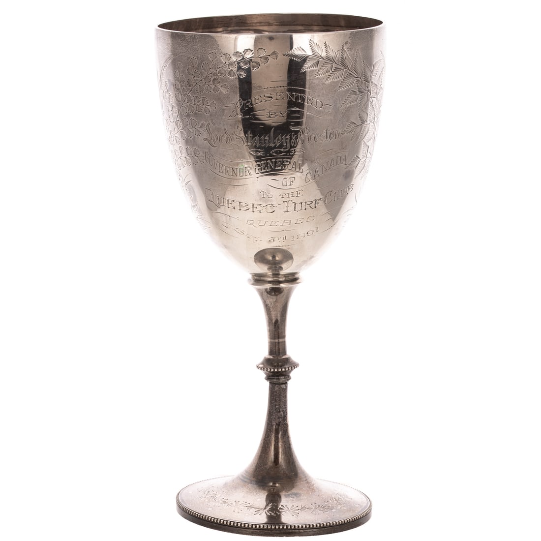 Victorian Silver Sporting Trophy from Quebec (1 of 5)