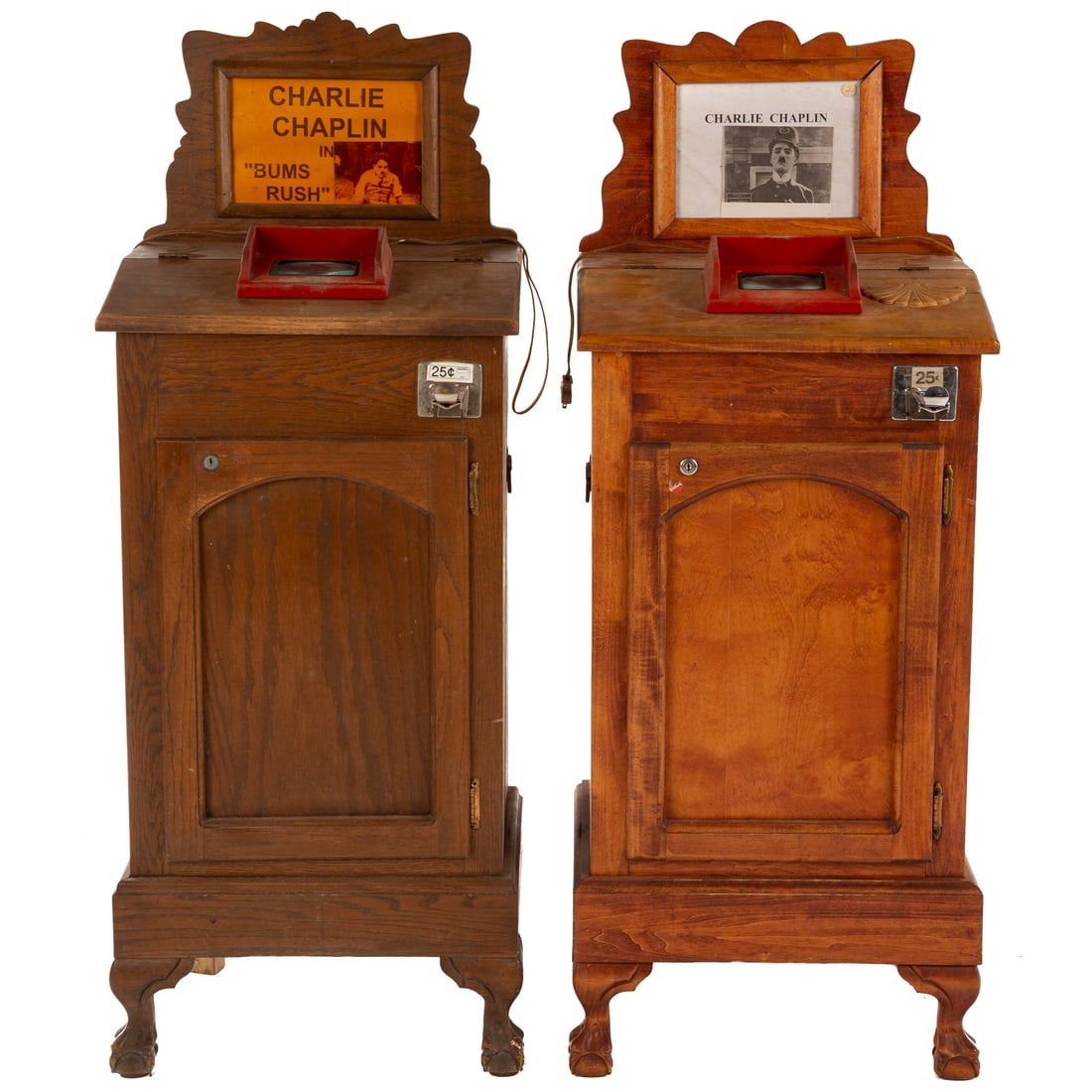 Two Victorian Coin Operated Mutoscopes (1 of 7)