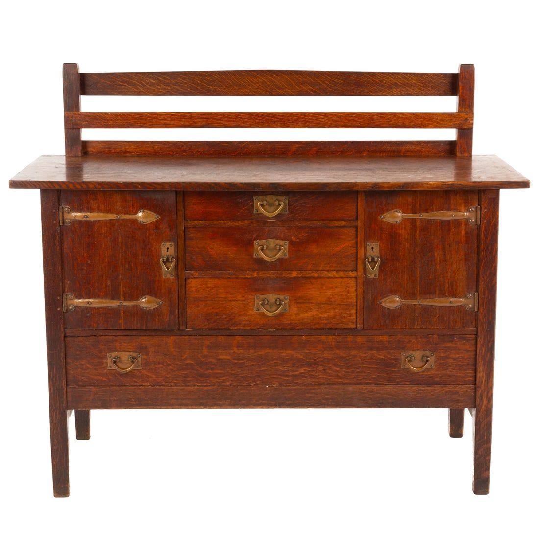 Gustav Stickley #814 1/2 Strap-Hinge Sideboard (1 of 5)