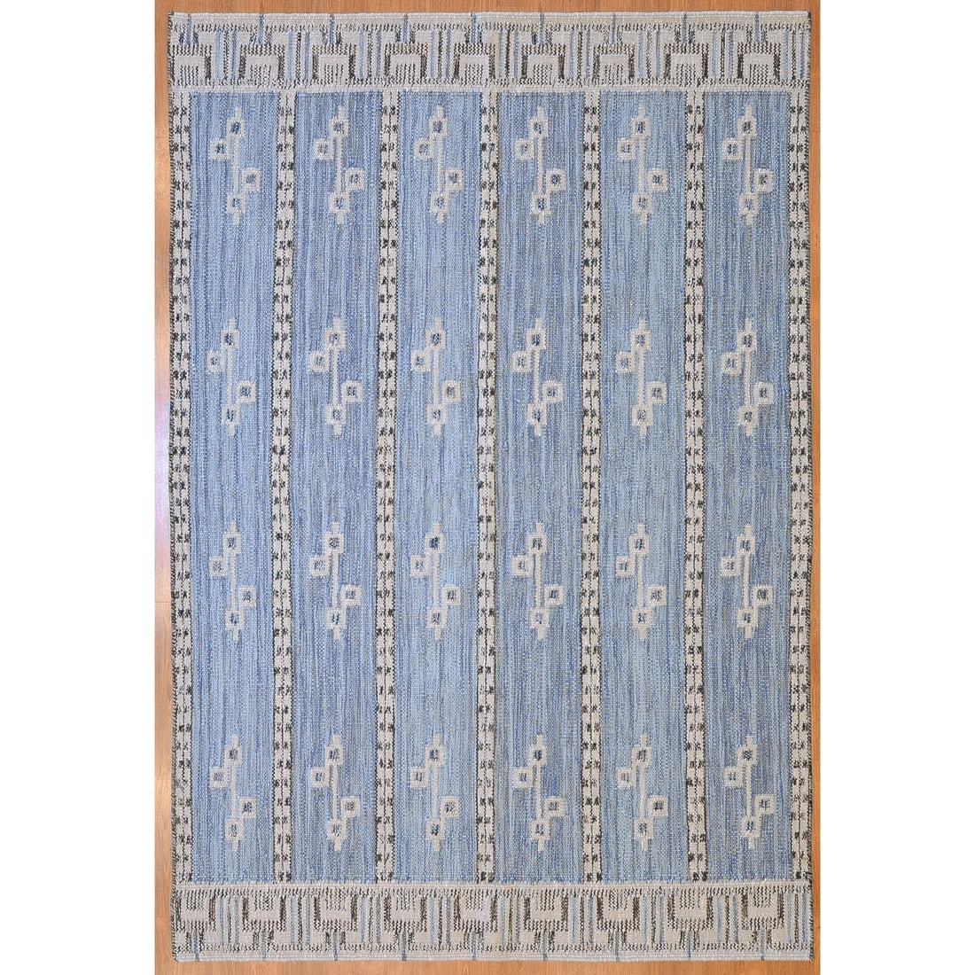 Scandinavian Design Kilim Rug, India, 6.1 x 9 (1 of 4)