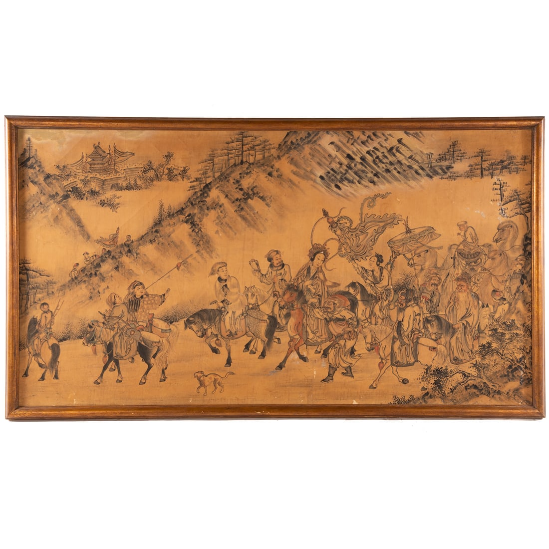 Chinese School. The Empress's Journey, watercolor (1 of 5)