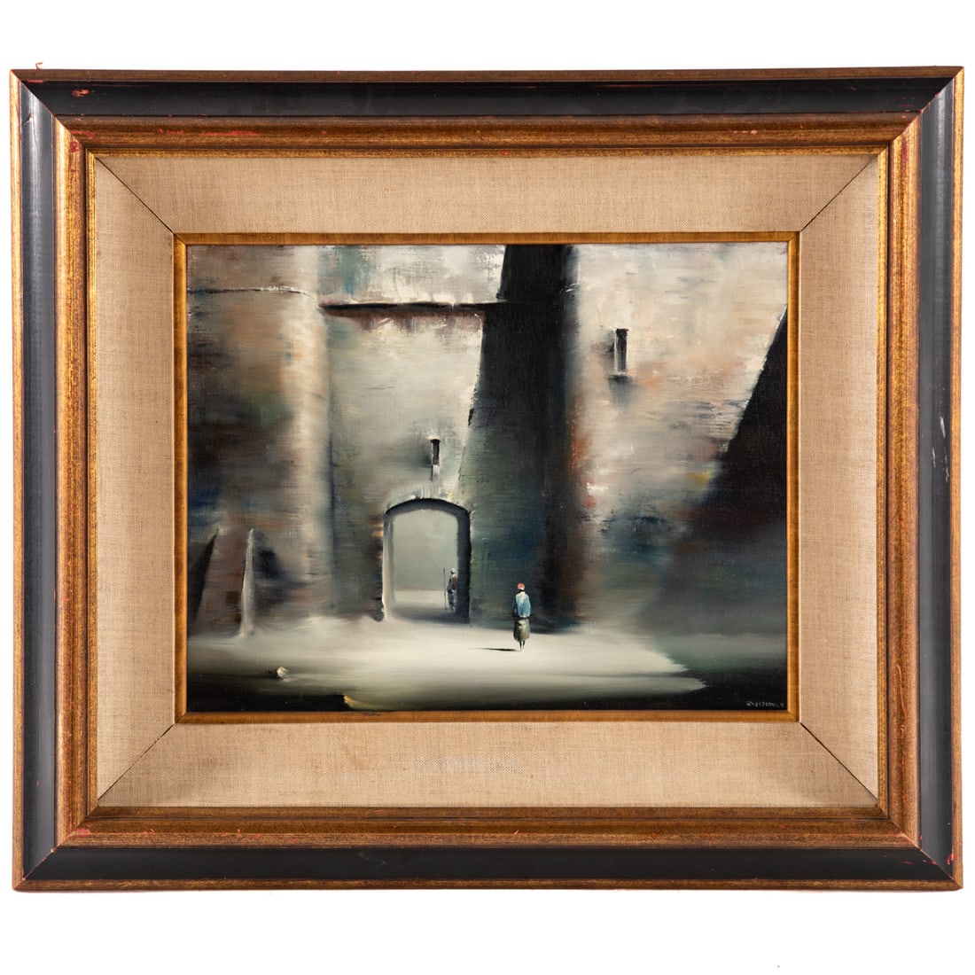 Robert James Watson. "On Guard," oil (1 of 4)