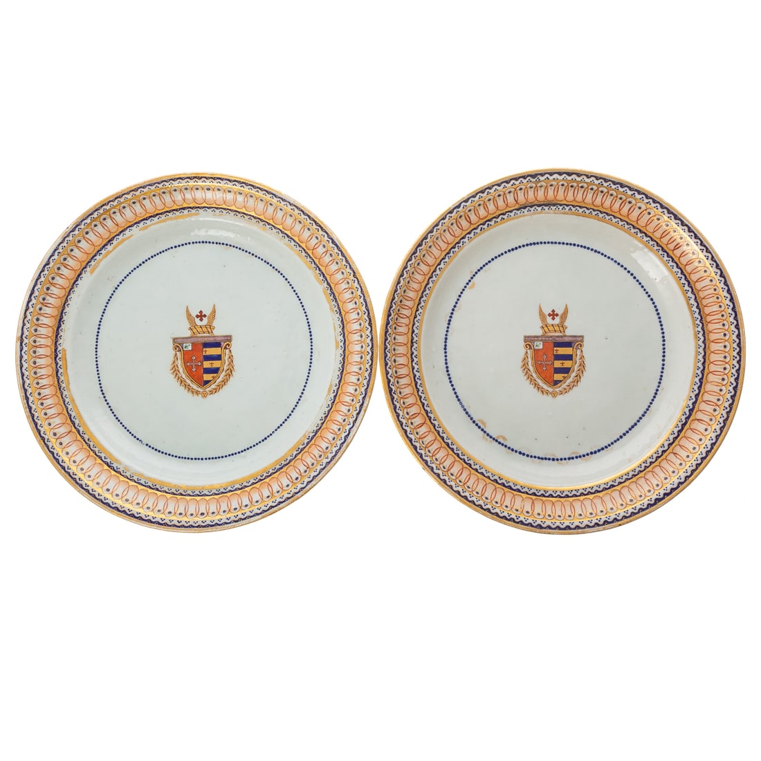 A Pair of Chinese Export Porcelain Plates (1 of 6)