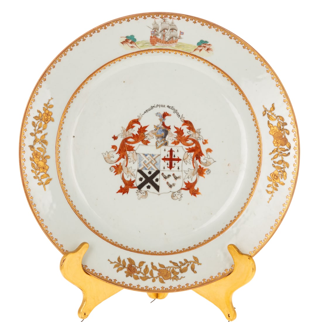 A Chinese Export Armorial Charger (1 of 5)