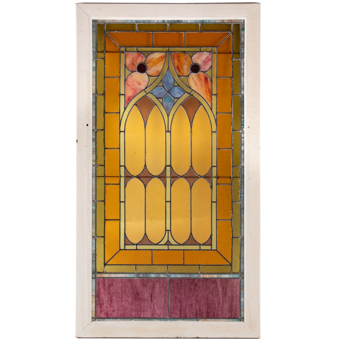 A Large Arts & Crafts Stained Glass Window (1 of 4)