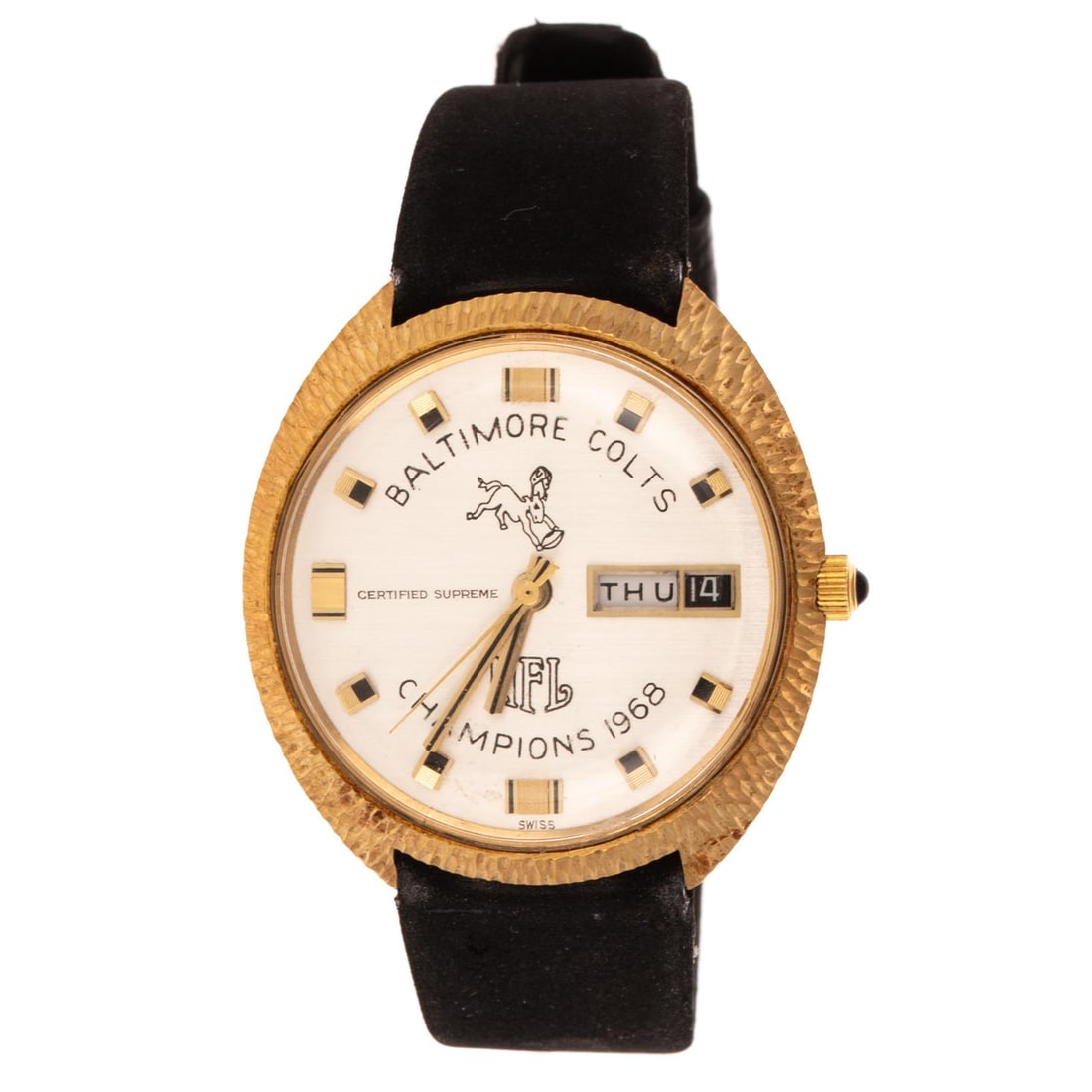 A Baltimore Colts 1968 National Champions Watch in 18K (1 of 7)