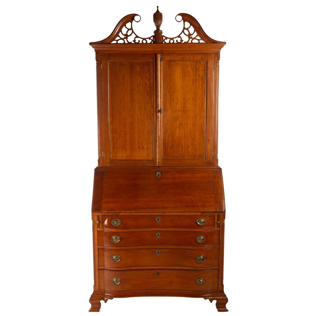 Federal Cherry Secretary Bookcase (1 of 7)