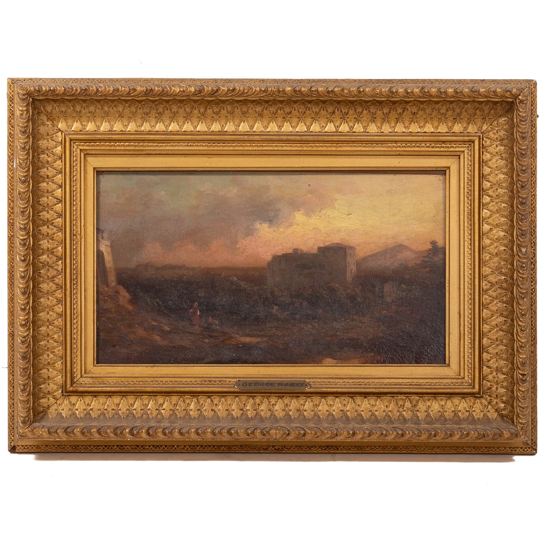 George Inness. Italian Landscape, oil (1 of 7)