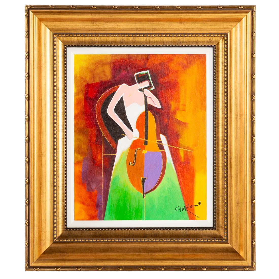 Charles Lee. "Connecting to My Soul," acrylic (1 of 4)