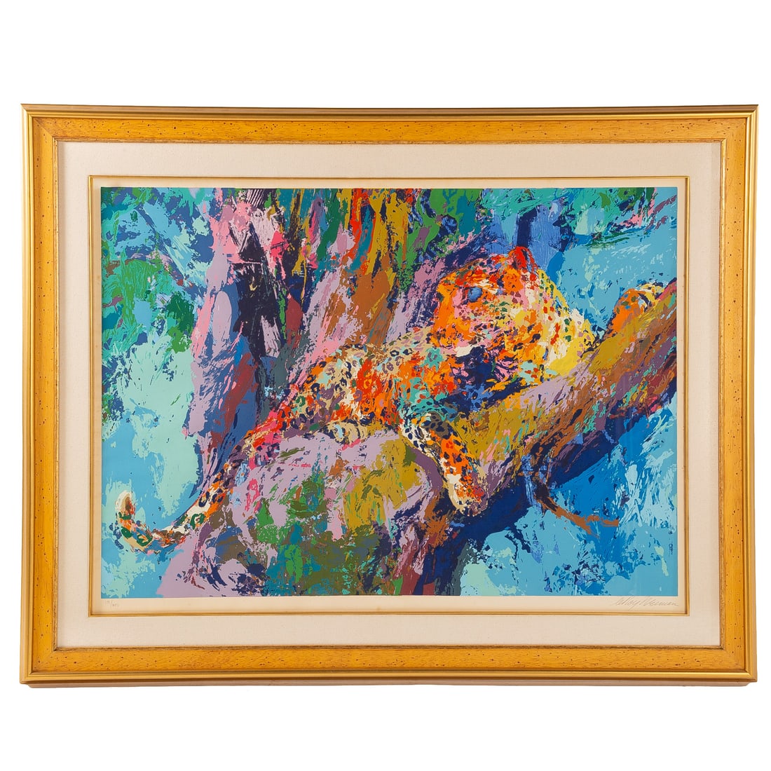 LeRoy Neiman. "Leopard," serigraph (1 of 4)