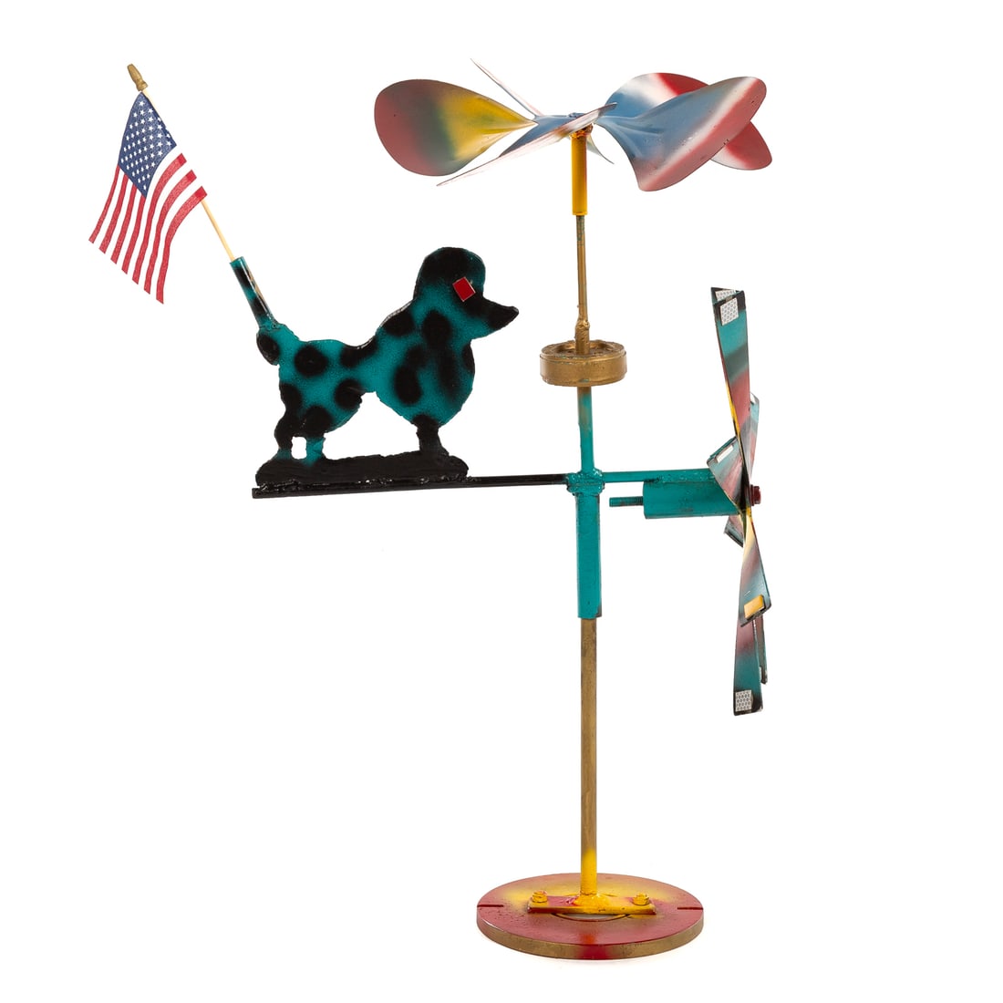 Vollis Simpson. Poodle Whirligig, mixed media sculpture (1 of 3)