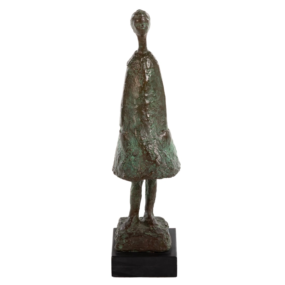 Frieda Sohn. Standing Girl, bronze (1 of 4)