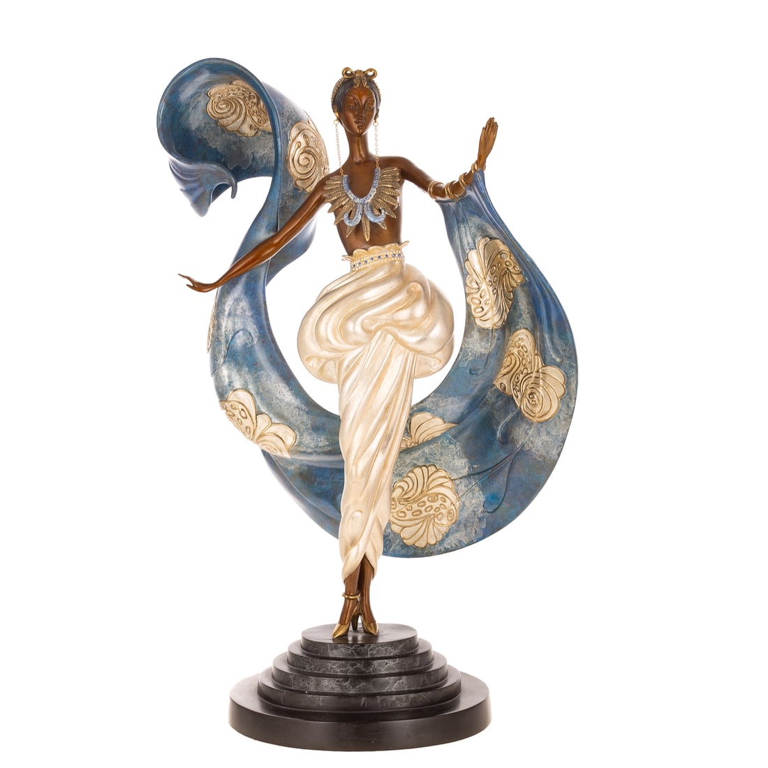 An Erte. "Dream Girl," bronze (1 of 5)