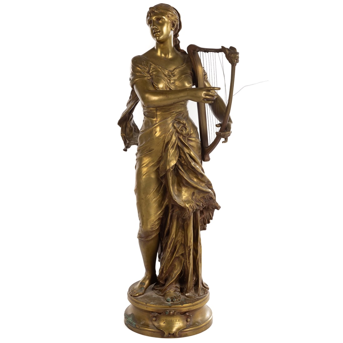 Adrien Etienne Gaudez. Harpest, bronze (1 of 7)