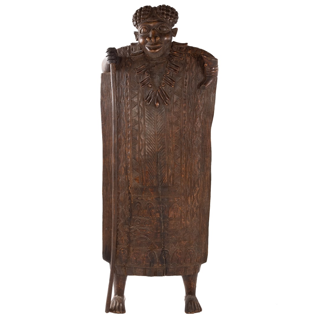 A Decorative African Sculpture of a Bamum Man (1 of 5)