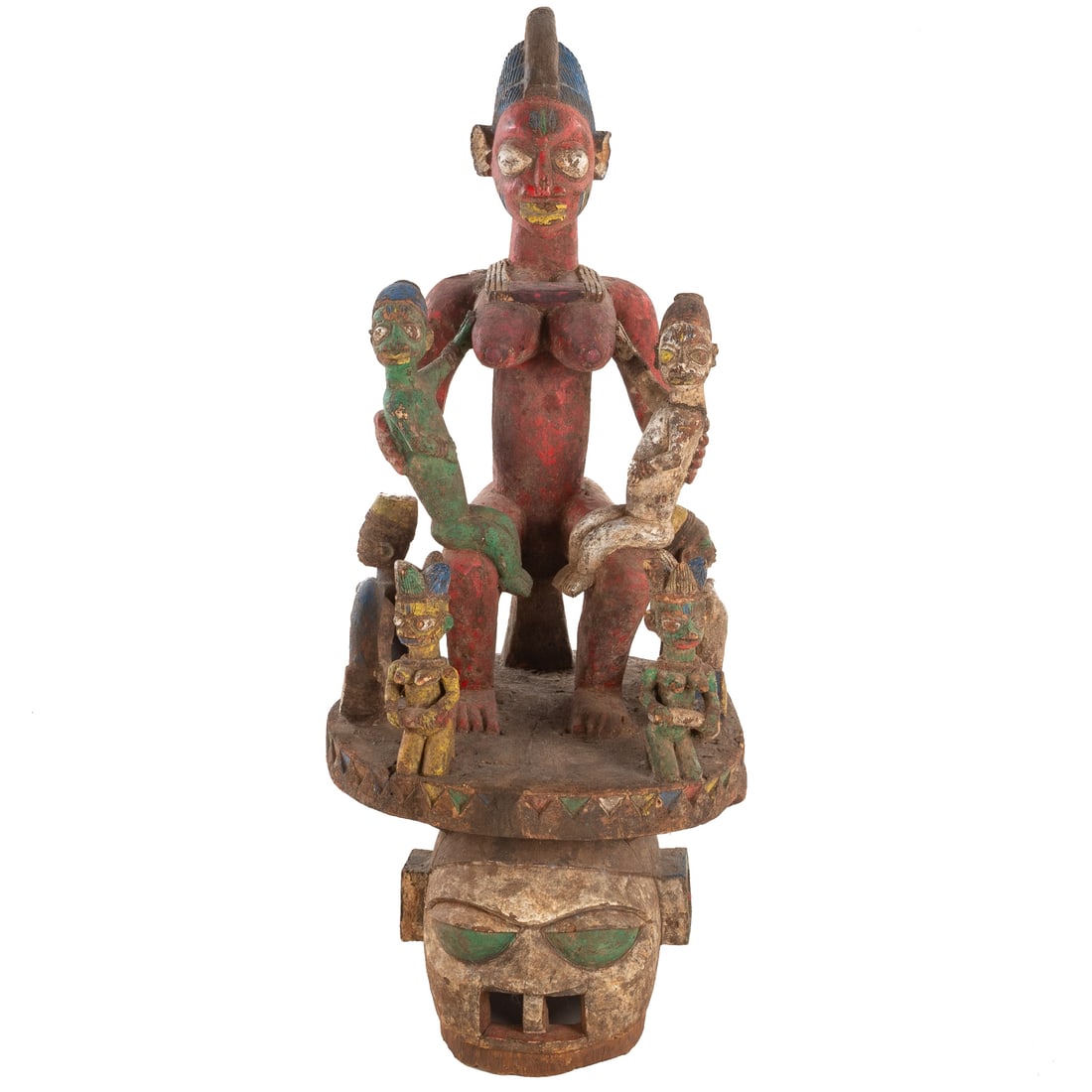 An African Epa Society Dance Crest, Yoruba Peoples (1 of 5)