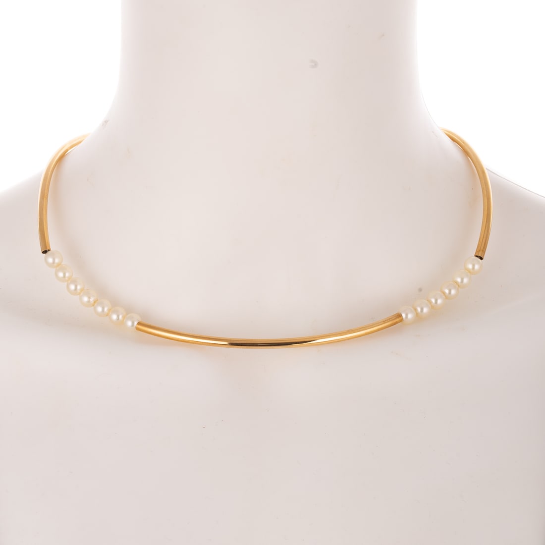 A Betty Cooke Pearl Station Necklace in 14K (1 of 6)