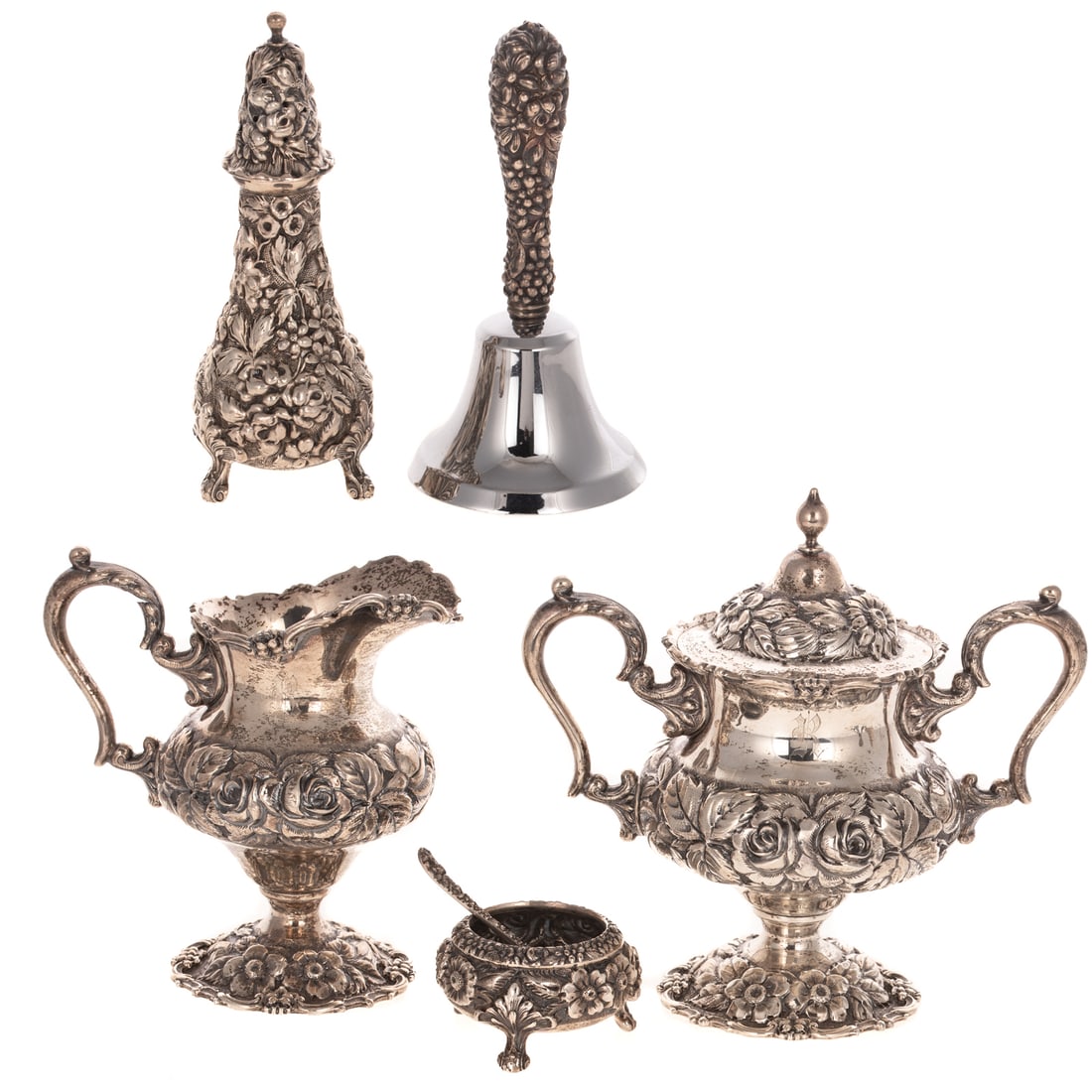 Collection of Stieff Sterling "Rose" Tableware (1 of 3)