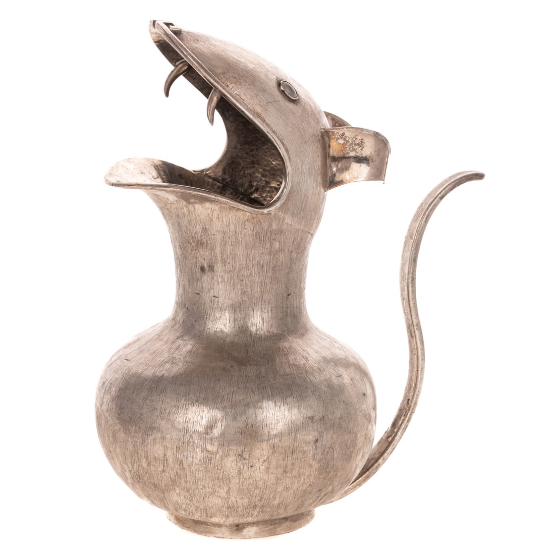 Los Castillo Modernist Silver Plate Mouse Pitcher (1 of 4)
