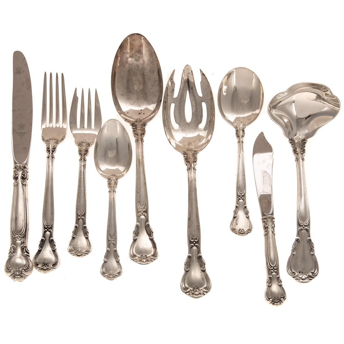 Gorham Sterling "Chantilly" Flatware Service (1 of 3)