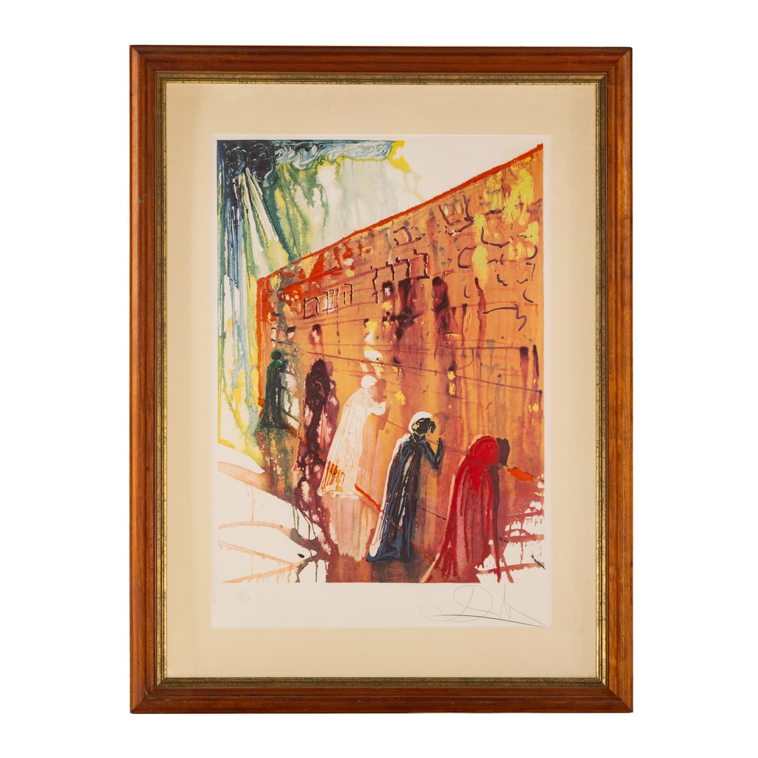 Salvador Dali. "The Wailing Wall," lithograph (1 of 4)