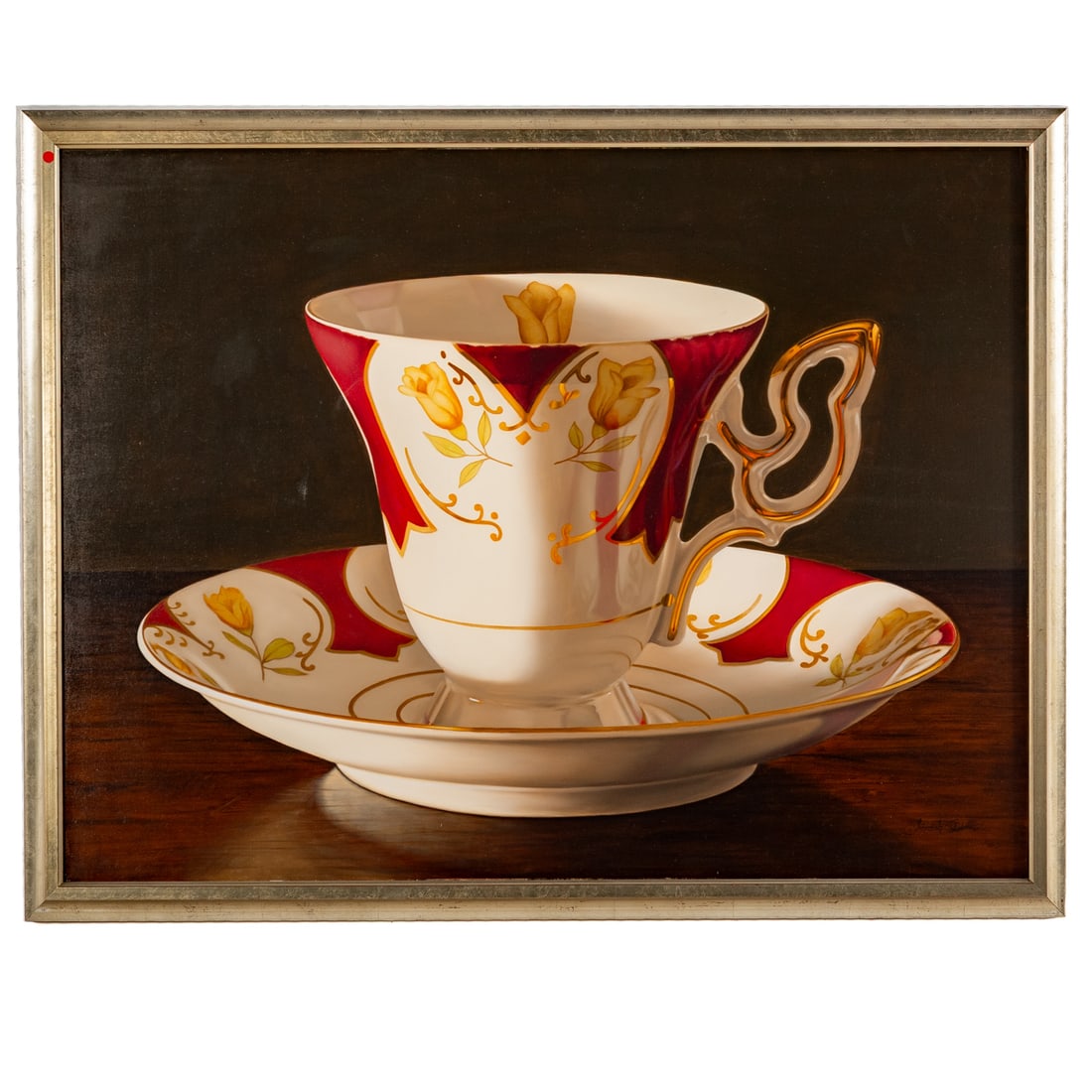 Jeremiah Stermer. "Demitasse," oil (1 of 5)
