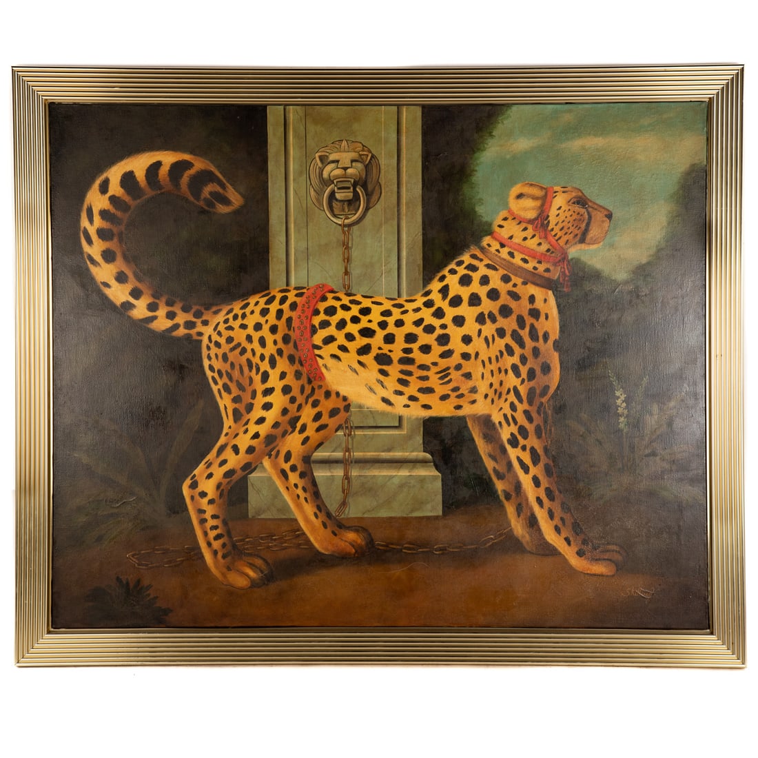 William E. Skilling. Cheetah, oil (1 of 4)