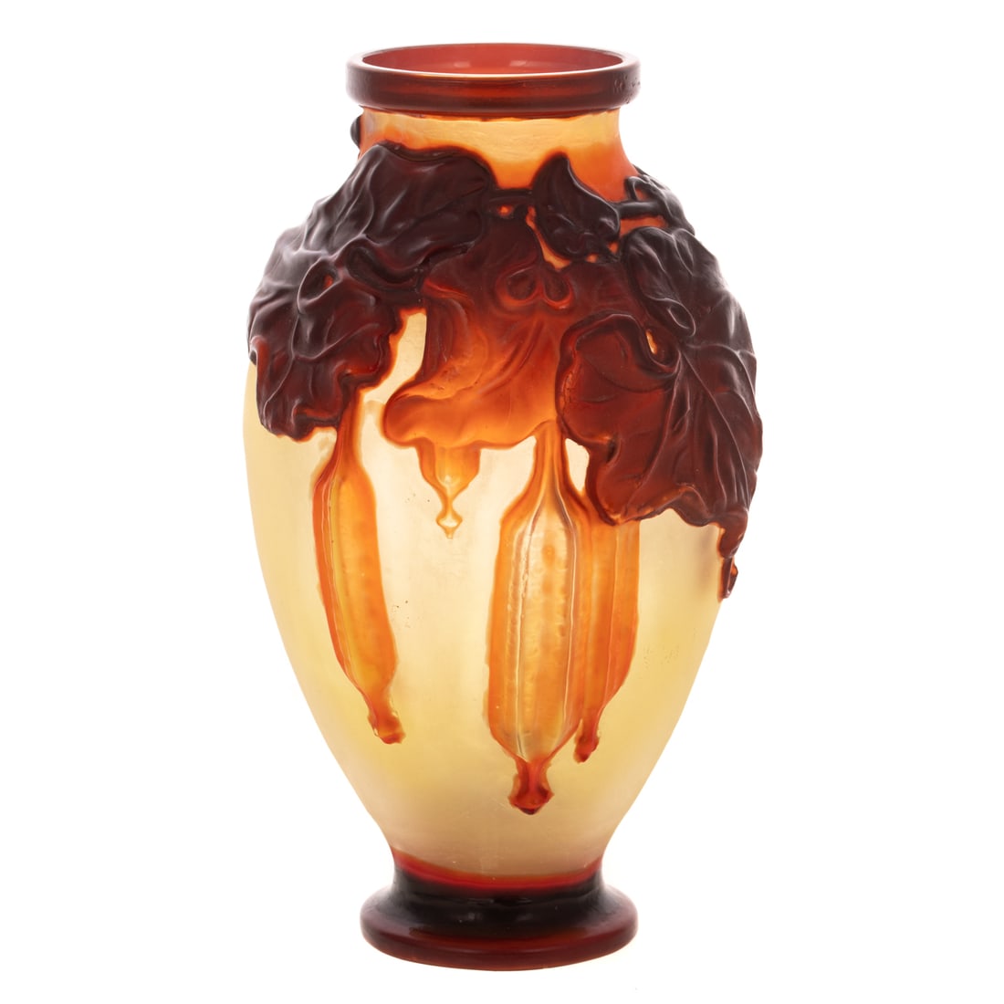 An Emile Galle Blown Out Cameo Glass Vase (1 of 3)