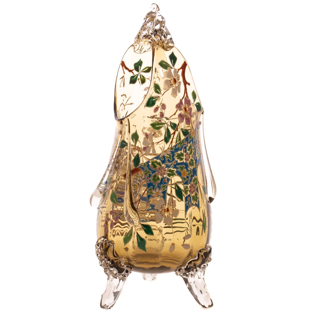 Harrach Aesthetic Movement Art Glass Basket (1 of 3)