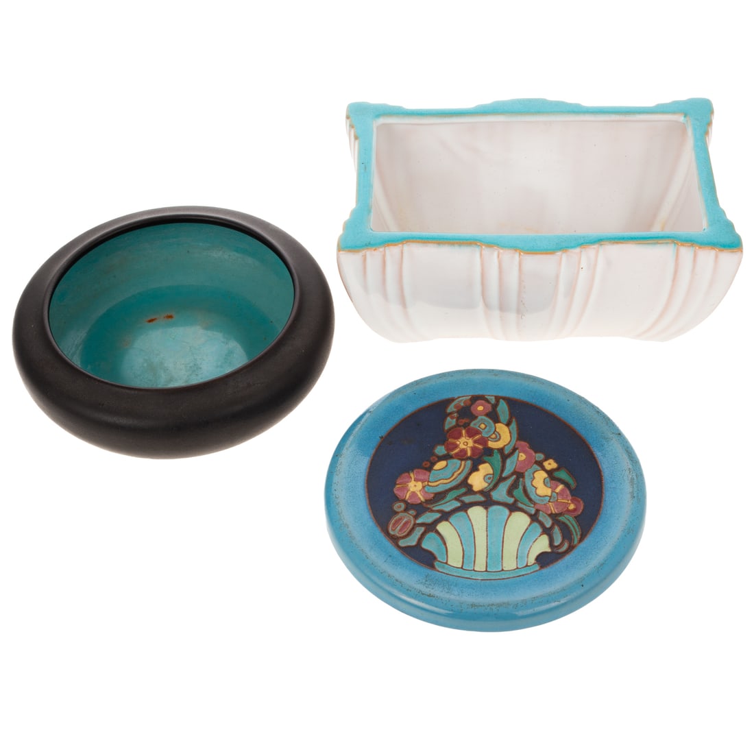 Three California Faience Art Pottery (1 of 5)