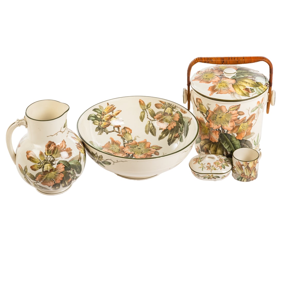 Transferware Aesthetic Movement Pitcher & Basin Washstand (1 of 4)