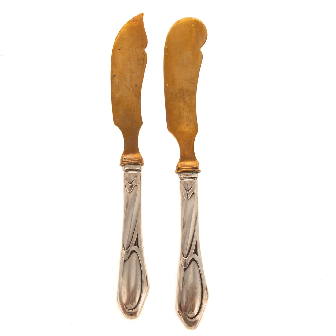 Attributed to Henry Van Der Velde Sterling Fruit Knives (1 of 3)