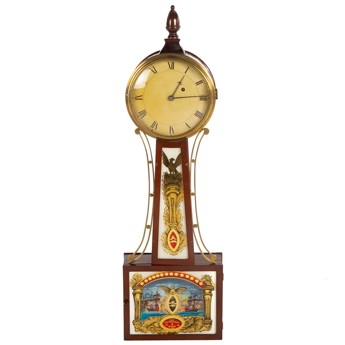 A Mahogany Federal Style Banjo Clock (1 of 5)