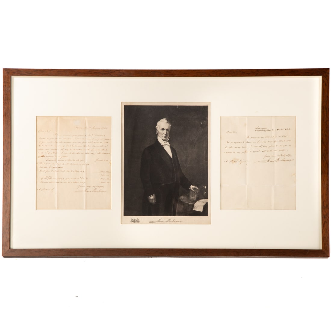 Two Presidential Letters, Signed: James Buchanan (1 of 5)