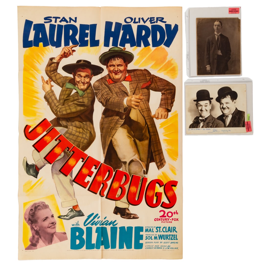 Selection of Laurel & Hardy Autographs & Memorabilia (1 of 10)