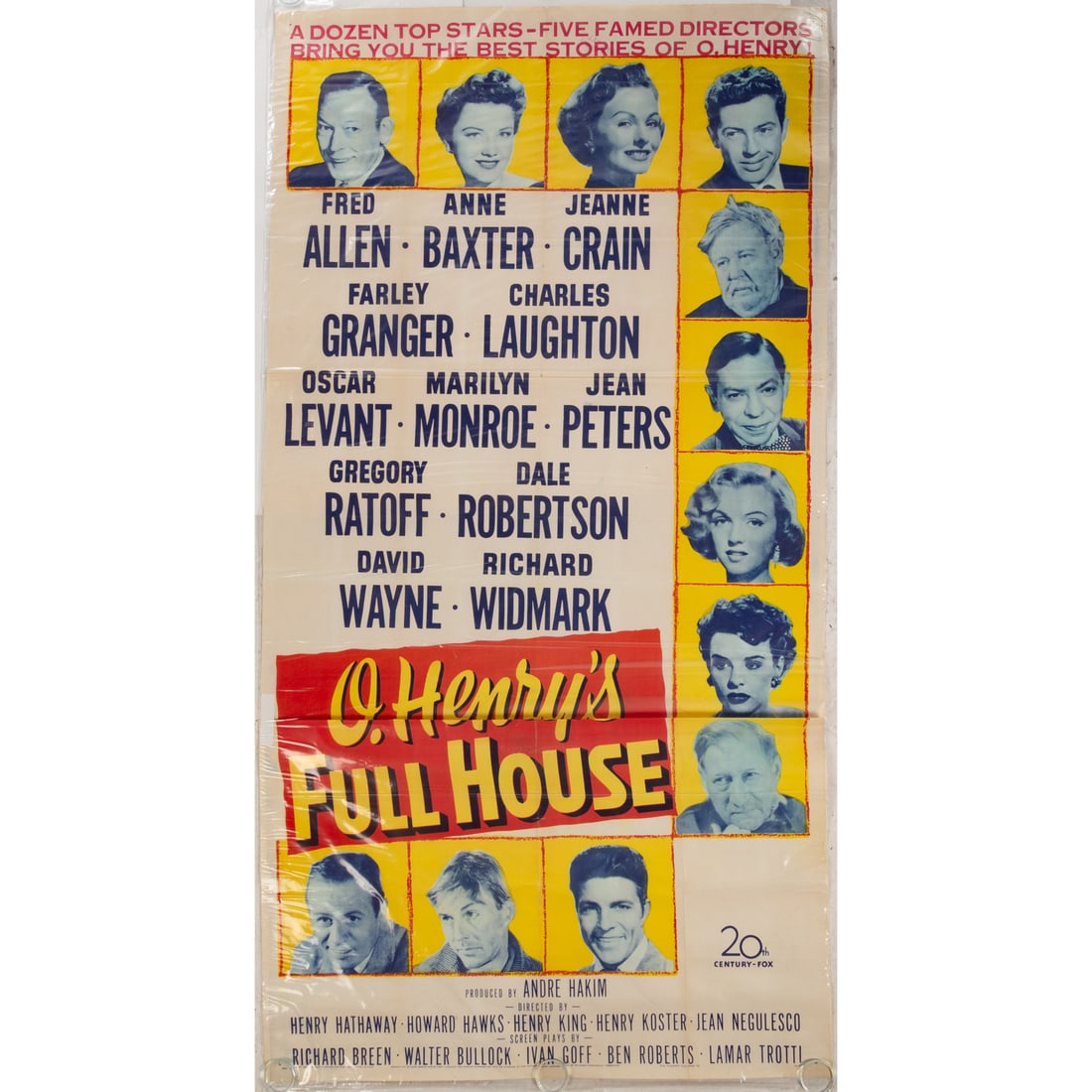 "O. Henry's Full House," Large Vintage Poster (1 of 8)