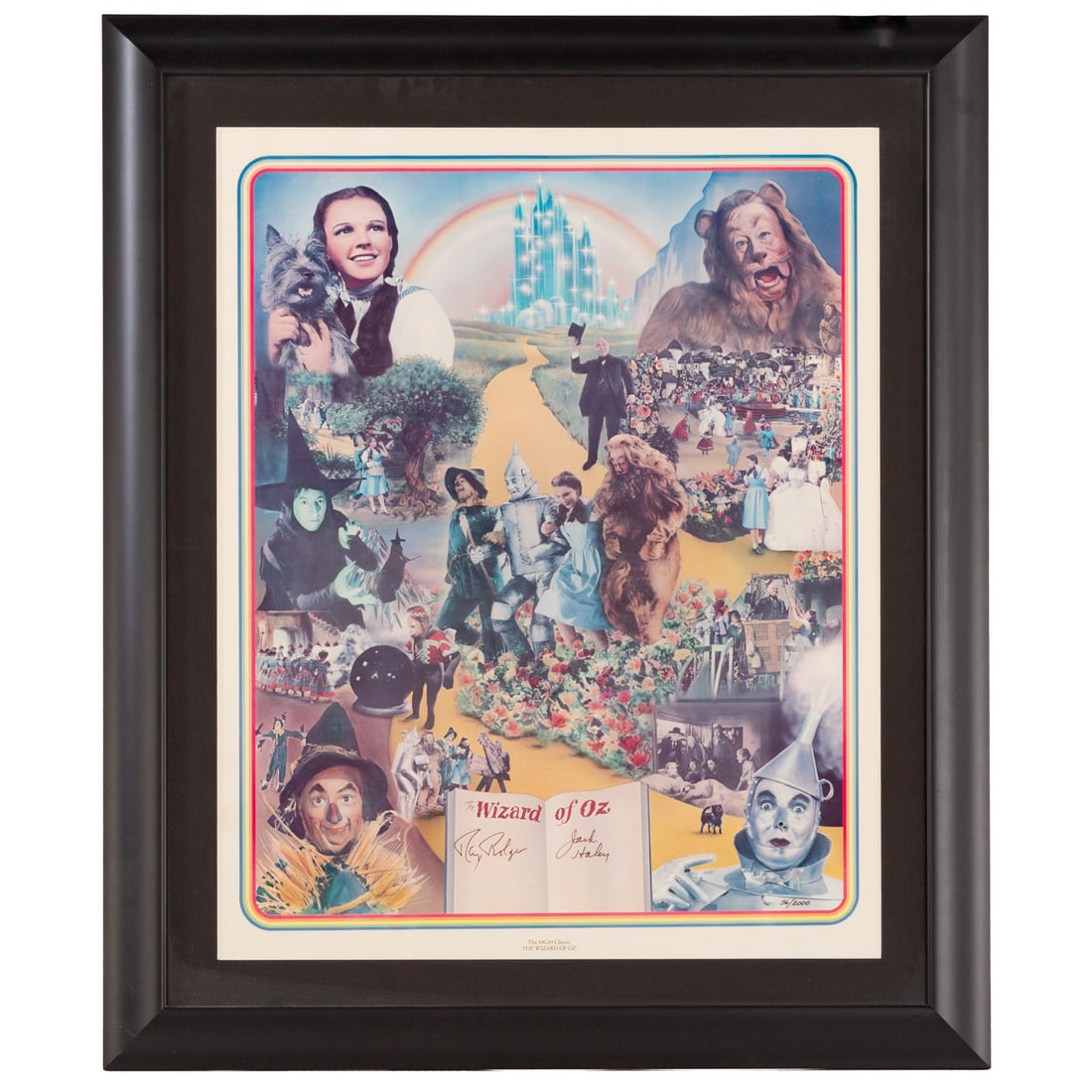 Ray Bolger & Jack Haley Signed Wizard of Oz Poster (1 of 8)