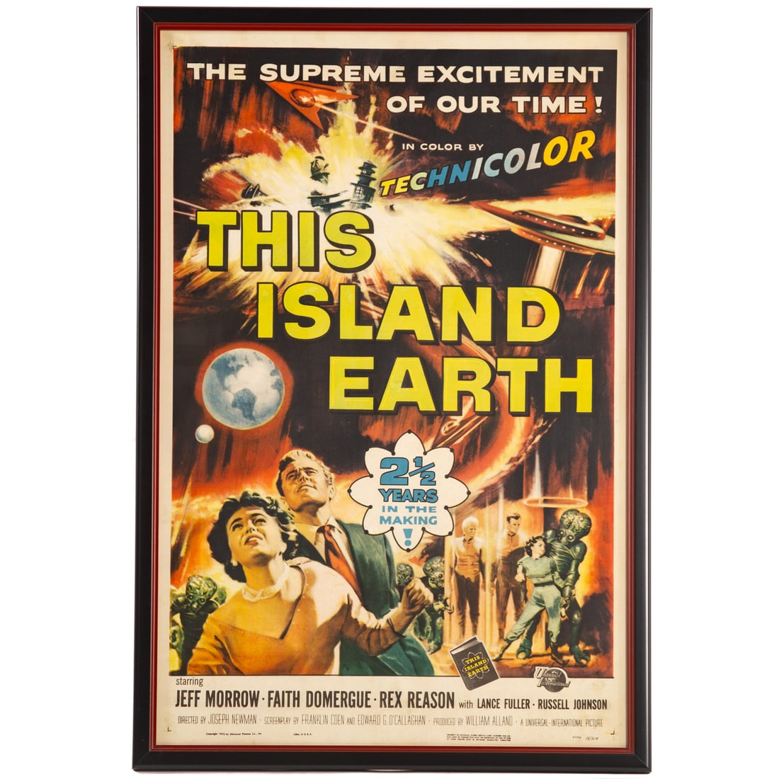 "This Island Earth," Vintage Movie Poster (1 of 4)
