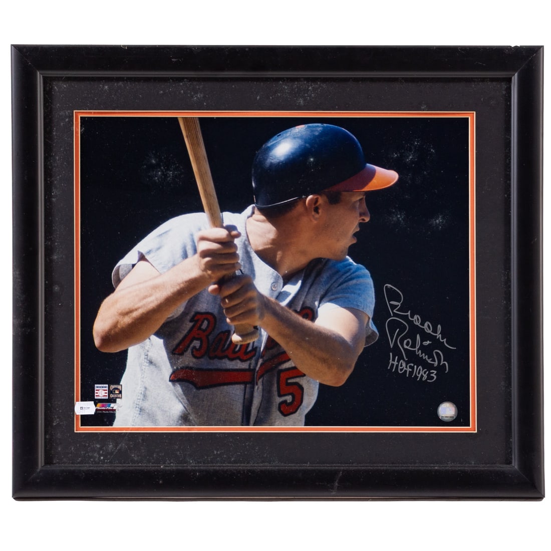 Autographed Game Day Portrait of Brooks Robinson (1 of 5)