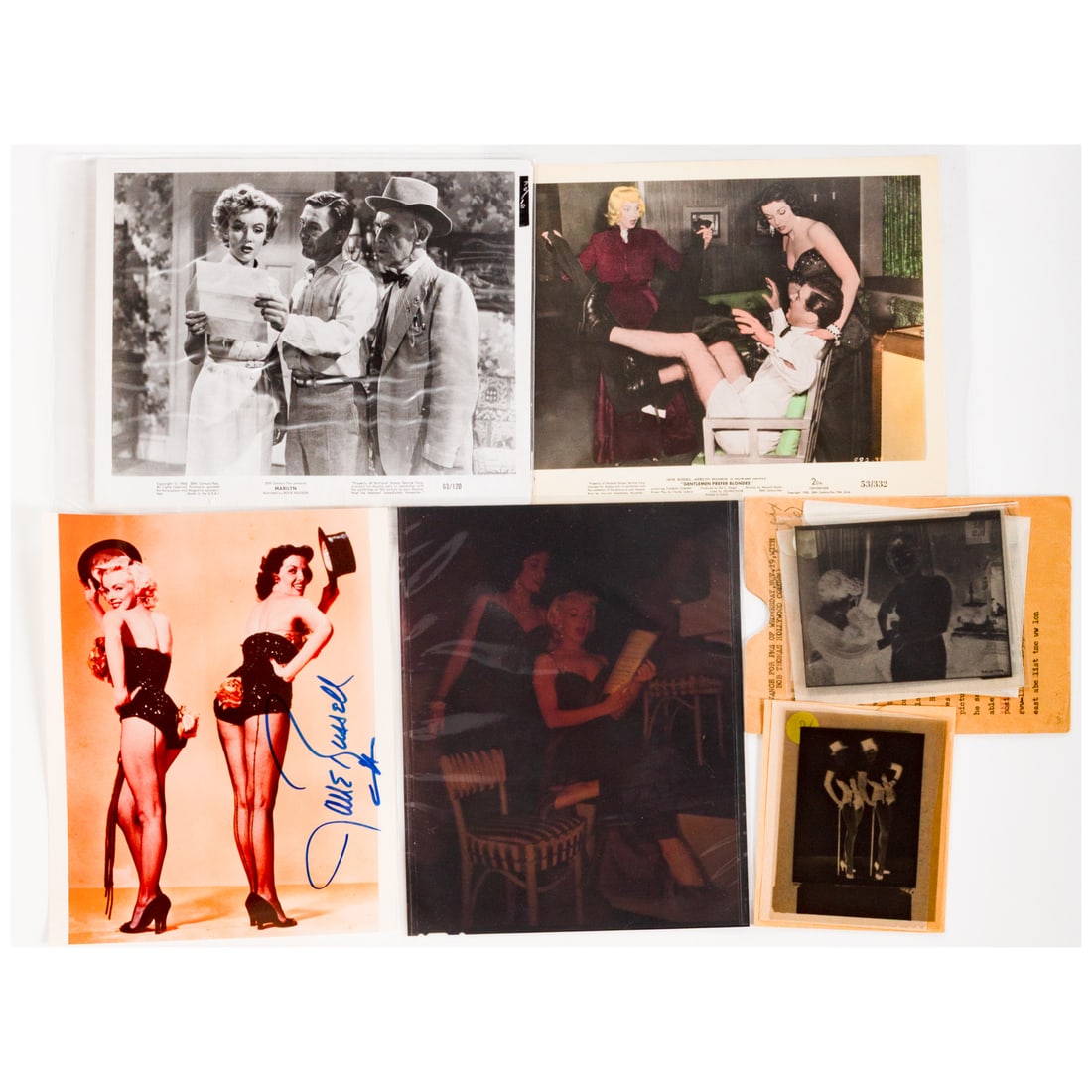 "Gentlemen Prefer Blondes," Photographs of Marilyn (1 of 8)