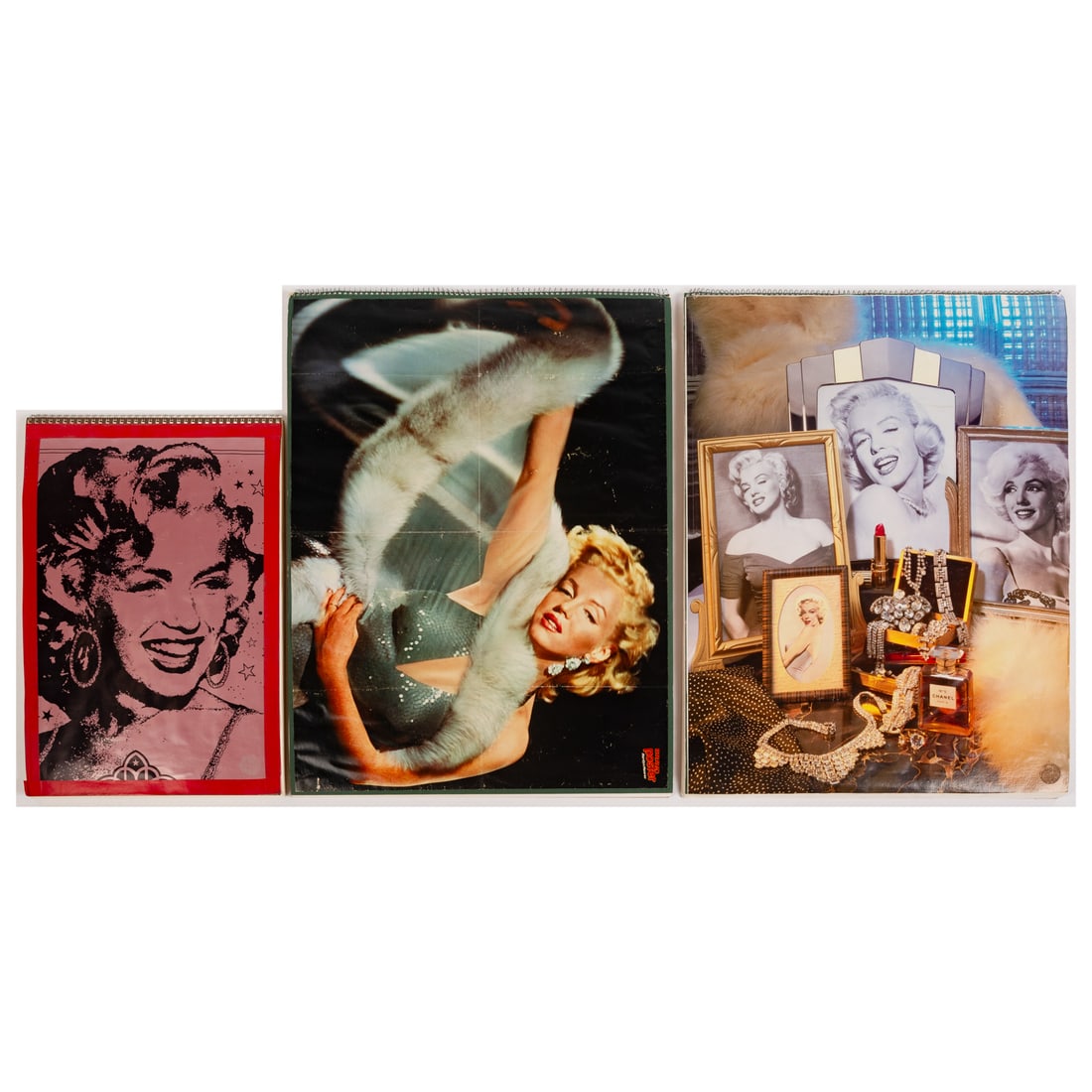 Three Collectible Marilyn Monroe Scrapbooks (1 of 3)