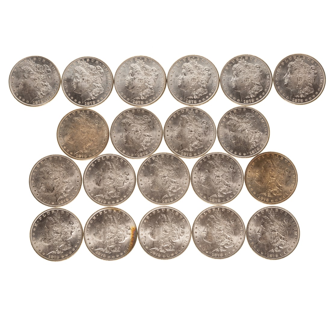 Roll of 1878 7TF & 7/8 TF Morgan Dollars (1 of 3)