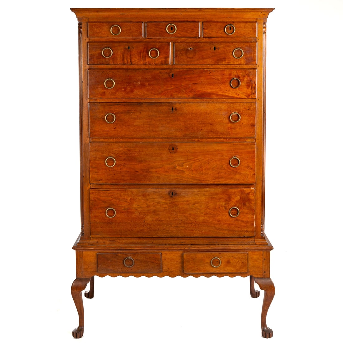 George III Mahogany Chest on Stand (1 of 5)