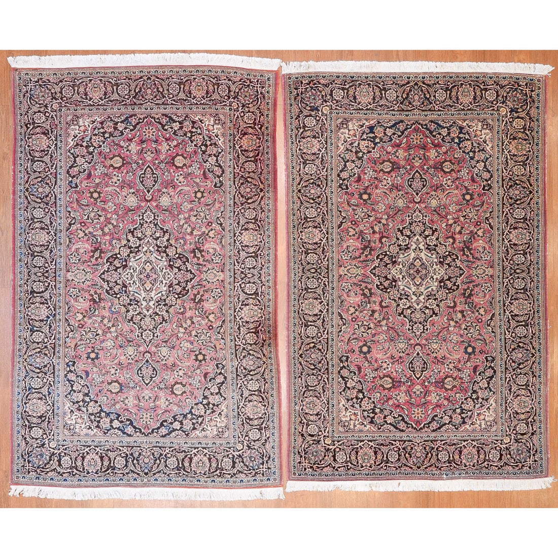 Two Kashan Rugs, Persia, 4.4 x 6.10 & 4.4 x 6.11 (1 of 11)